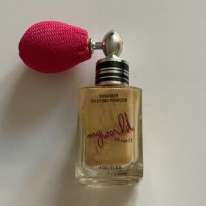 Rue21 Shimmer new Dusting Powder with Pink Puff